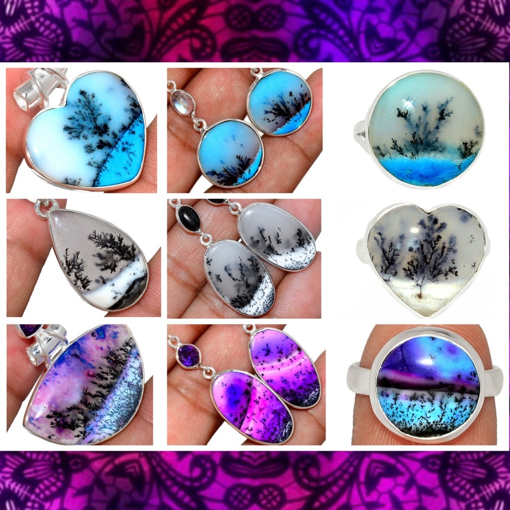 COMING SOON! ARTISAN DENDRITIC OPAL JEWELRY